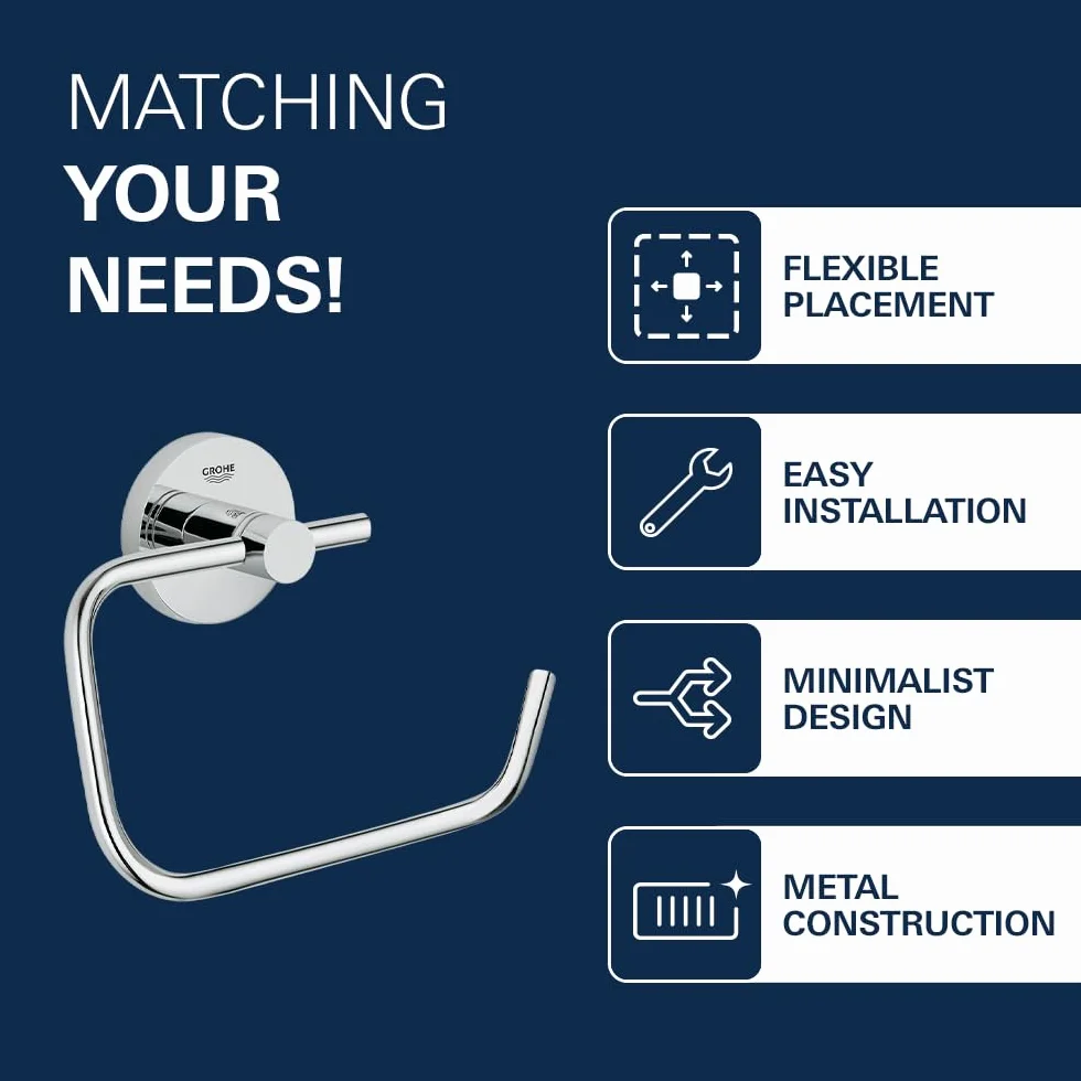 Grohe Essentials Uchwyt na papier WC chrom
