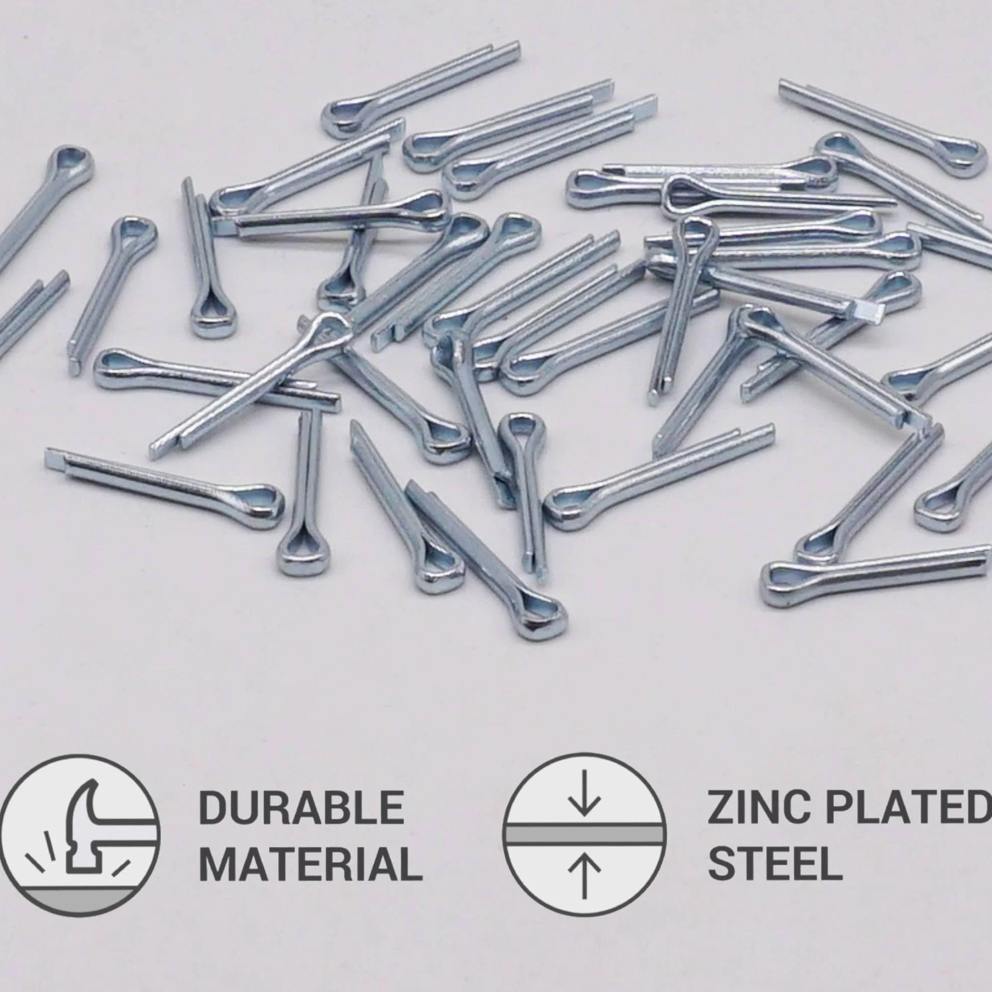 Zawleczki ze stali ocynkowanej 2,5 x 16 mm DIN 94 SKIR'CO (200 szt.)