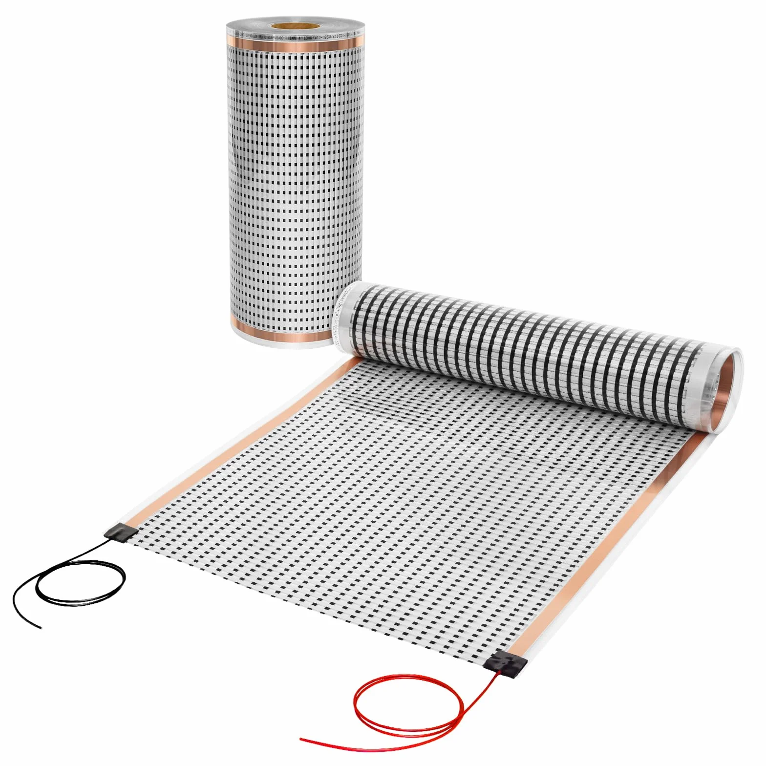 Folia grzewcza na podczerwień 12 V niskonapięciowa AC/DC 0,5 x 1,0 m 130 W/m² ogrzewanie elektryczne