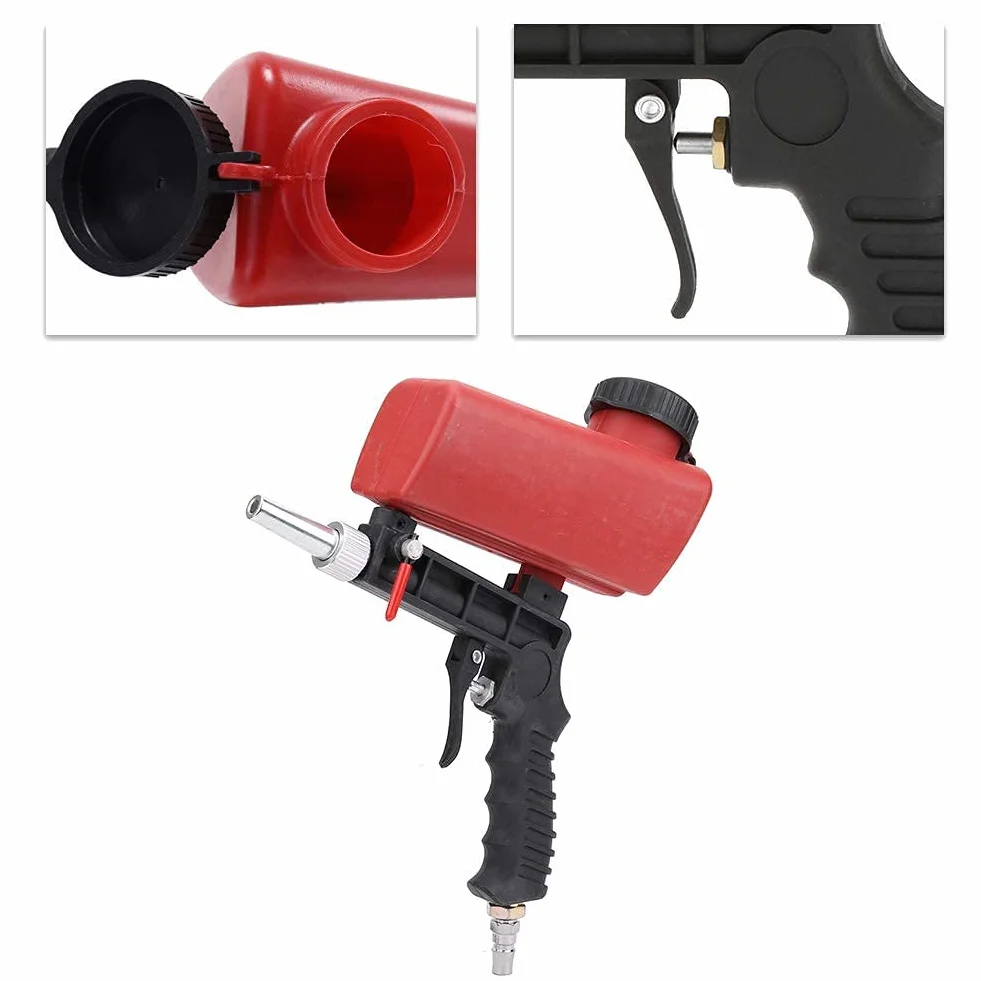 Piaskownica pneumatyczny pistolet do piaskowania 90 PSI narzędzie do usuwania rdzy
