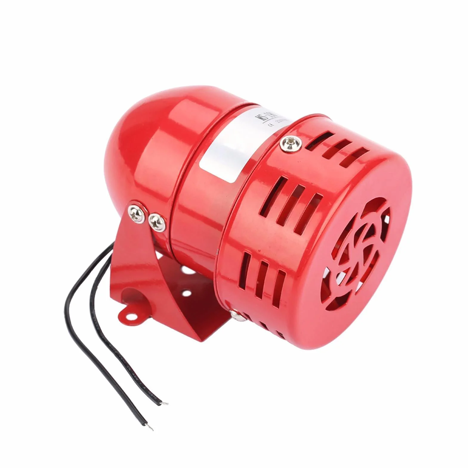 Alarm Przemysłowy 110dB z Metalowym Rogiem MS-190 220V do Łodzi Fabryk i Budownictwa z Ochroną Przed Kradzieżą