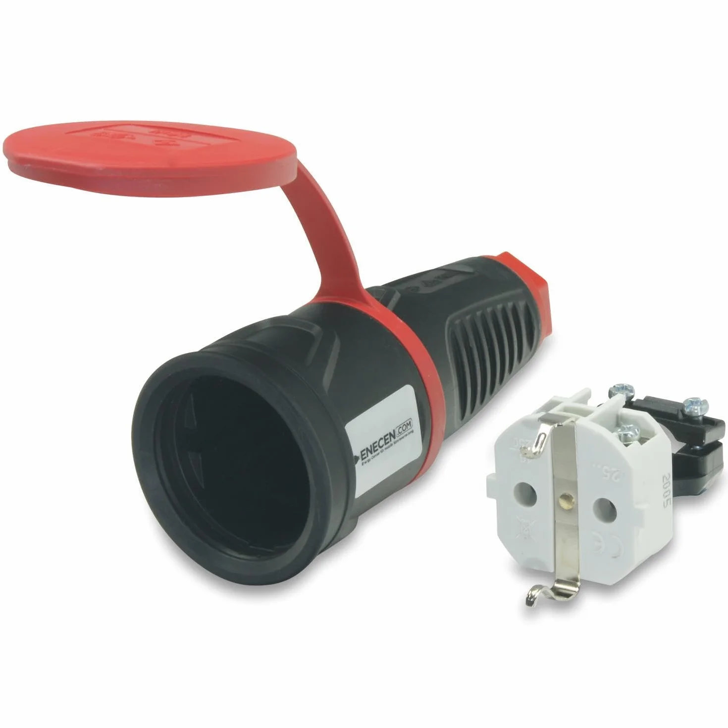 Wtyczka i z??cze - zestaw SK 230 V/16 A IP44 z gumow? ST/KU BD - PCE