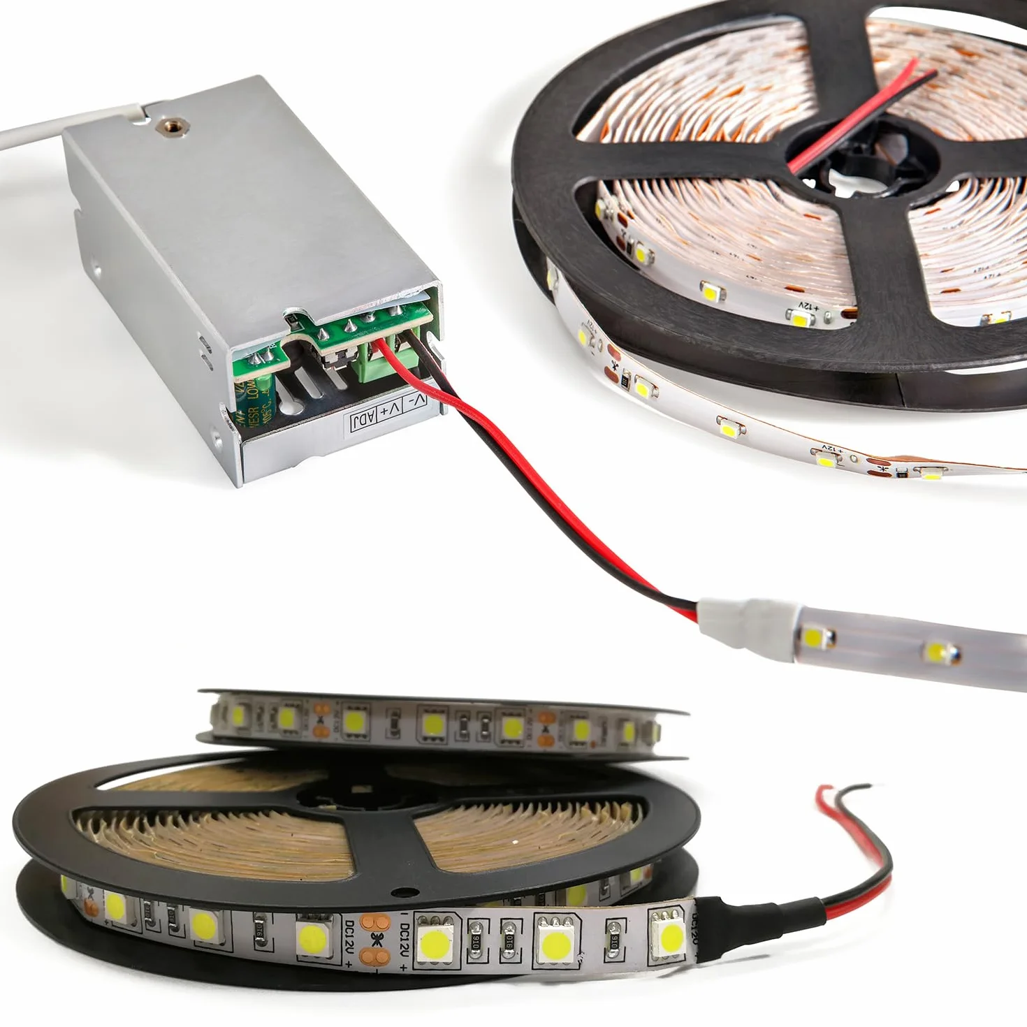 QWORK 20 AWG 0,52 mm² kabel elektryczny 2-żyłowy skręcany ocynkowany drut miedziany 30 m