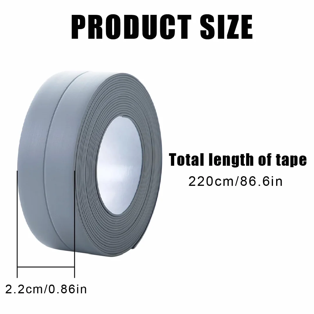 WeddHuis Miękka listwa przypodłogowa PCW 22 mm x 2 m samoprzylepna