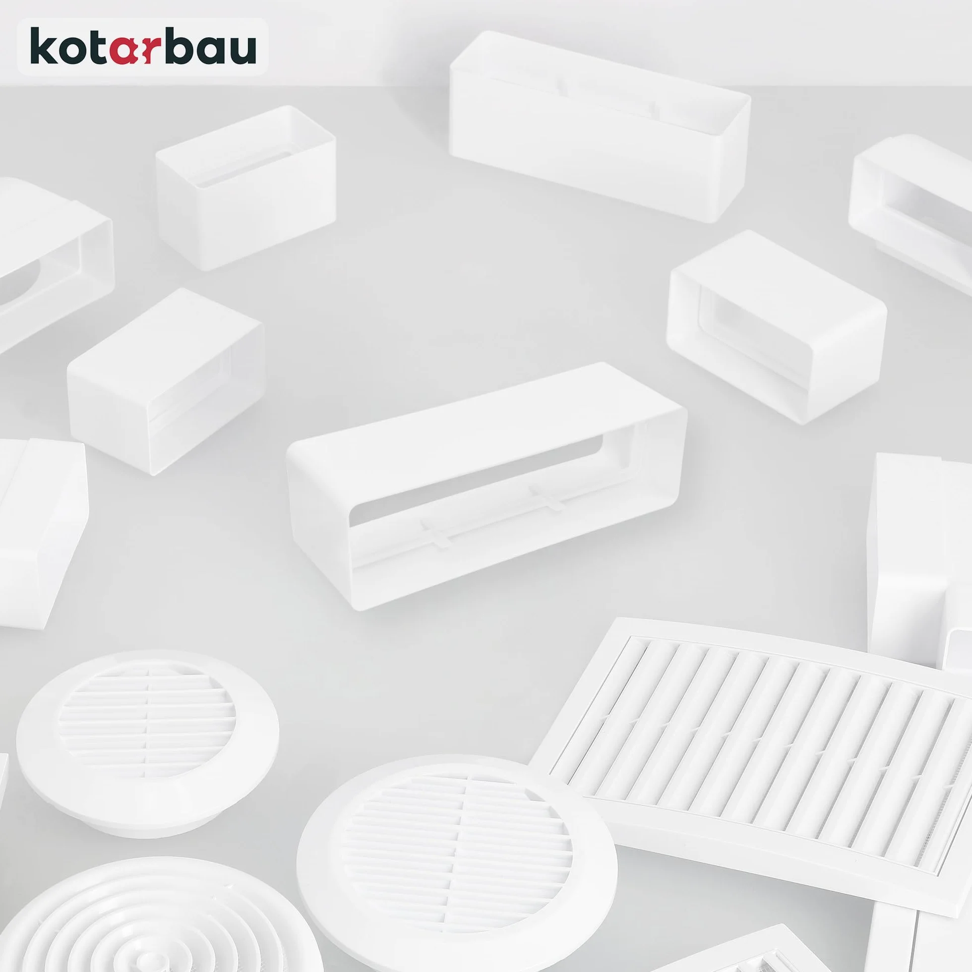 KOTARBAU® Złączka do kanału 204 mm x 60 mm