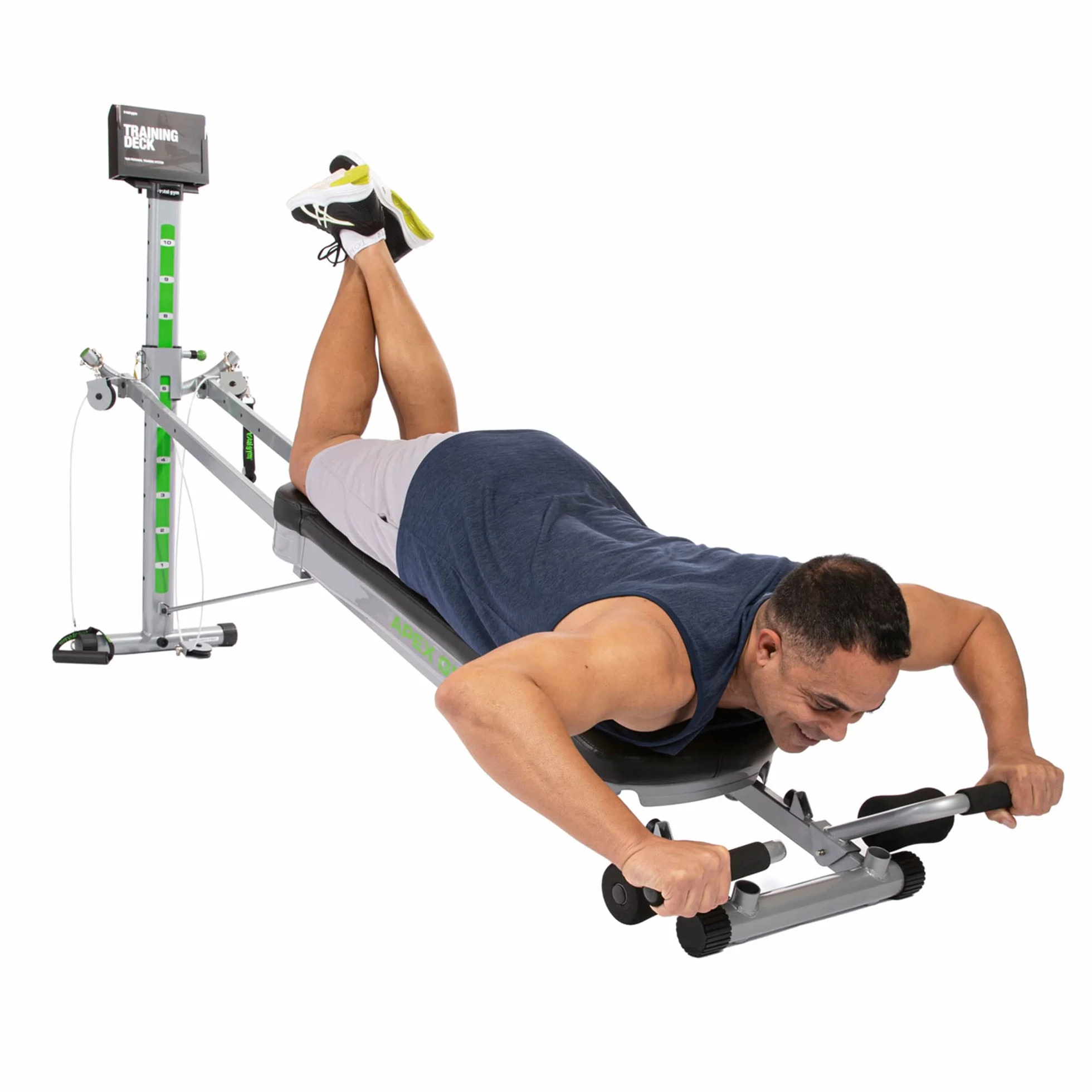 Total Gym APEX G5 Indoor Home Fitness Incline Weight Trainer z 10 poziomami oporu – sprzęt do ćwiczeń mięśni brzucha, nóg, ramion, ramion i pleców