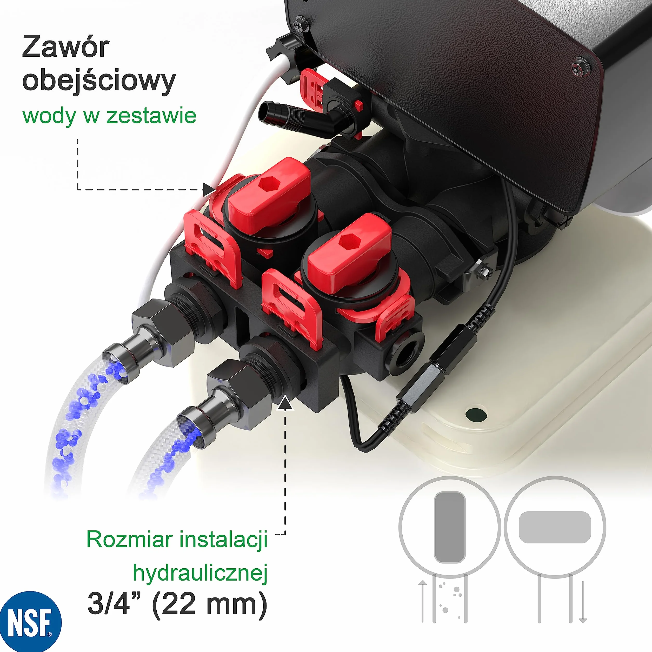 Water2Buy EASY W2B500 Zmiękczacz Wody dla 8 Osób