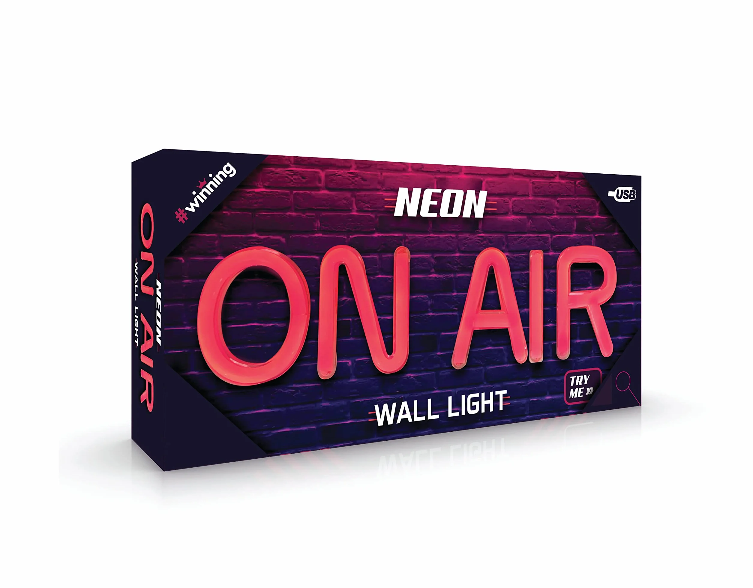 #winning Neonowy znak ścienny „On Air”