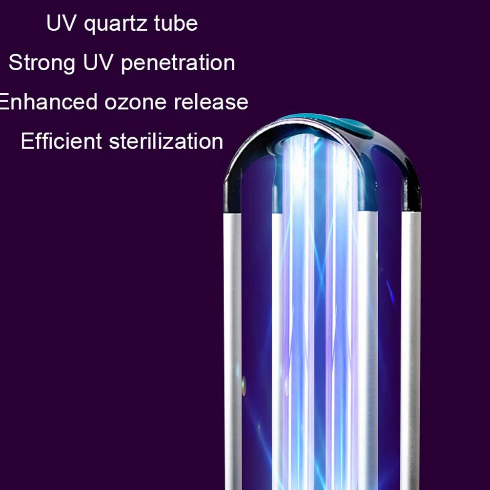 HYLR Lampa UV 150 W – przenośna lampa bakteriobójcza z pilotem zdalnego sterowania, sterylizacja ultrafioletem, do 200 m² zabija 99,9% bakterii wirusowych czynników chorobotwórczych