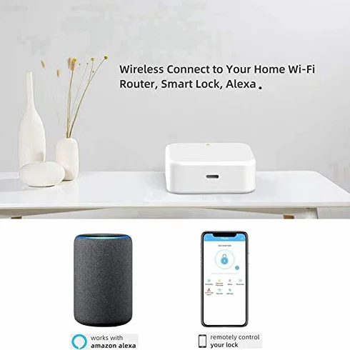 Inteligentny Zamek Elektroniczny Bluetooth WiFi Gateway Ttlock Home Bridge App Control