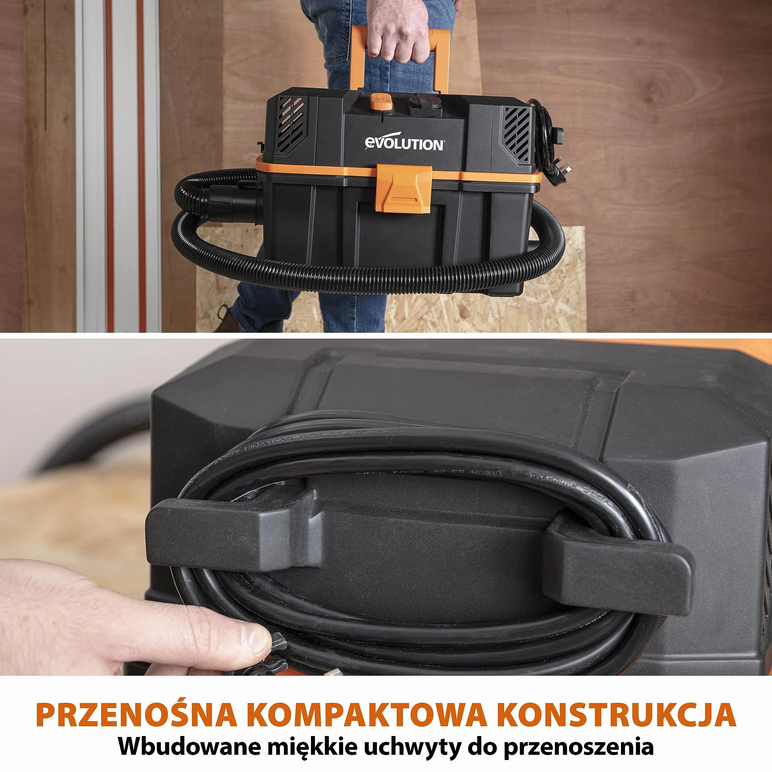 Evolution Power Tools Odkurzacz R15VAC do pracy na mokro i na sucho