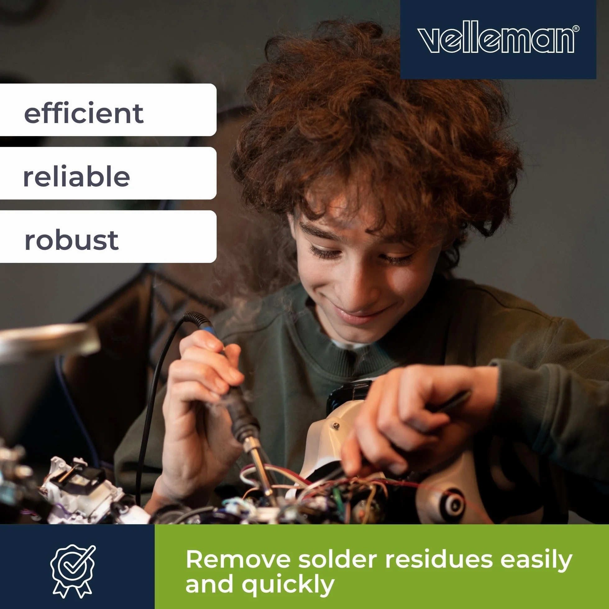 Velleman Pompa do rozlutowywania 30 W element grzejny