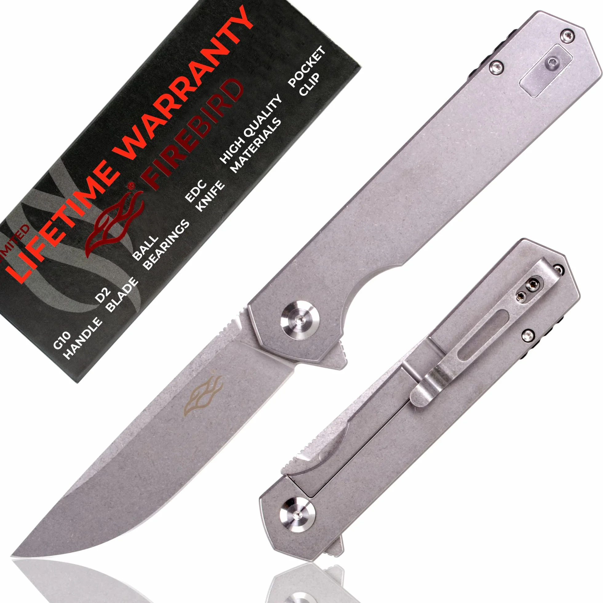 Ganzo FH12 nóż kieszonkowy outdoorowy stal D2 Flipper Lock