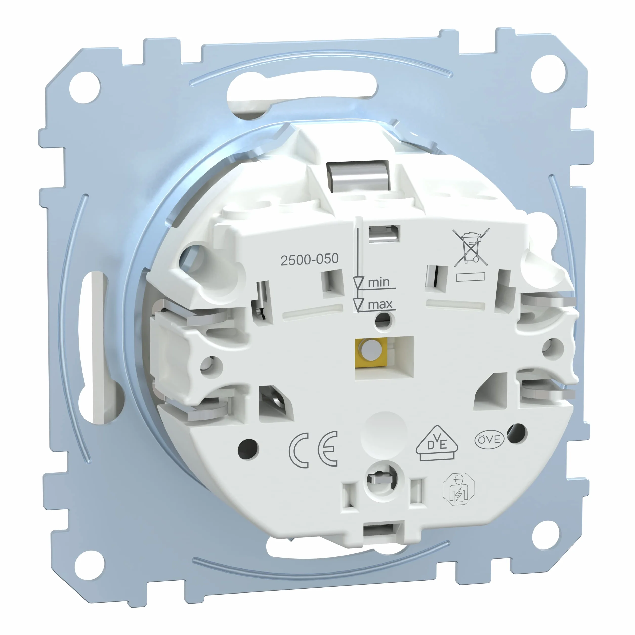 Merten MEG2301-0319 Tipo F Schuko Bianco cassetta di scarico