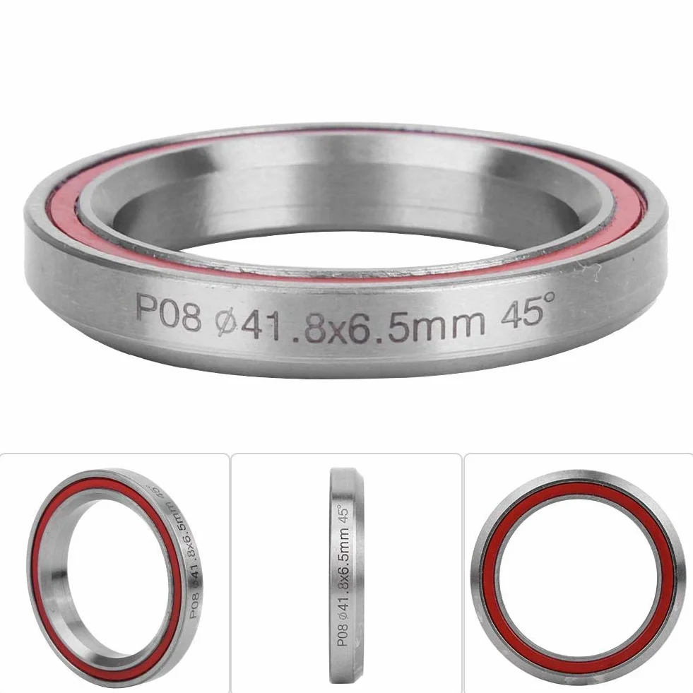 Keenso Zestaw sterujący do roweru, 2 sztuki 41,8 mm, ciężki rower górski, podwójne uszczelnione łożyska