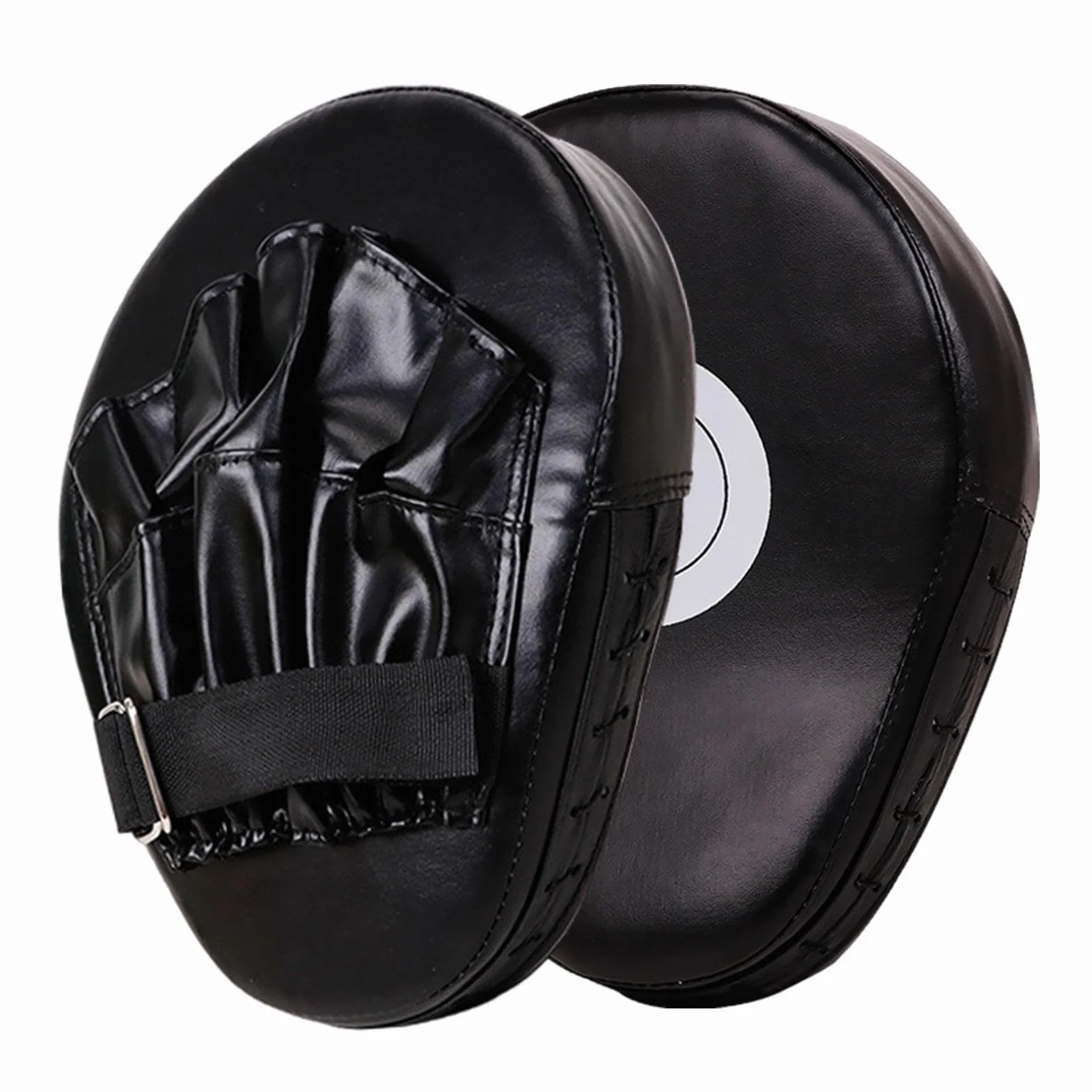 Podkładki bokserskie, zakrzywione rękawiczki, Maya Hide Leather Kara Hook and Jab podkładki treningowe | Mma Muay Thai Kickboxing Coaching sztuki walki uderzanie tarcza