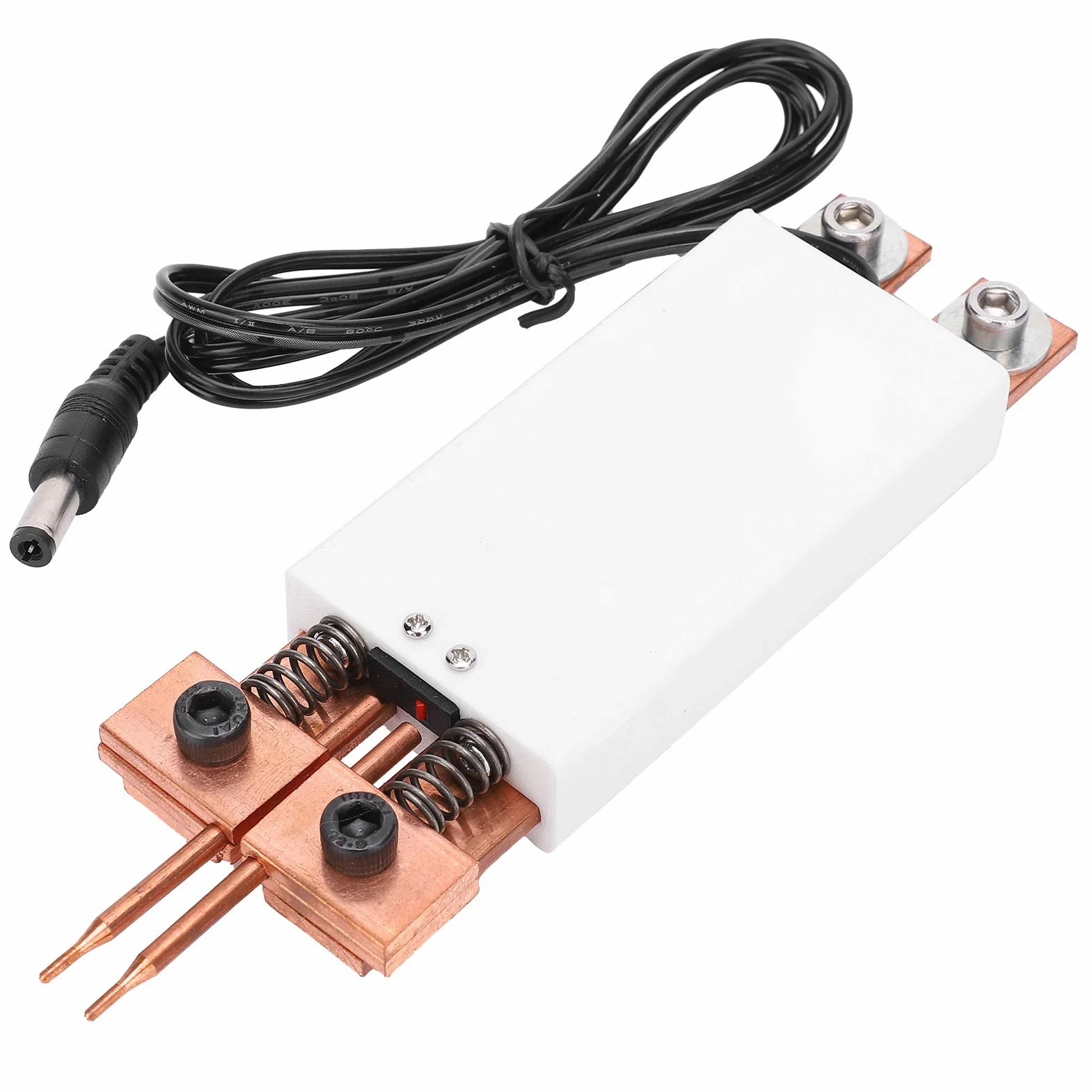 Ręczna zgrzewarka punktowa DC4-12V biała zintegrowana DIY automatyczny spust