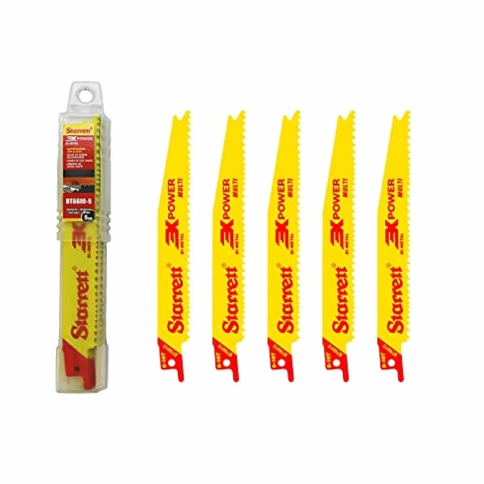 Starrett bimetalowe brzeszczoty do piły szablastej BT6610-5 5 sztuk