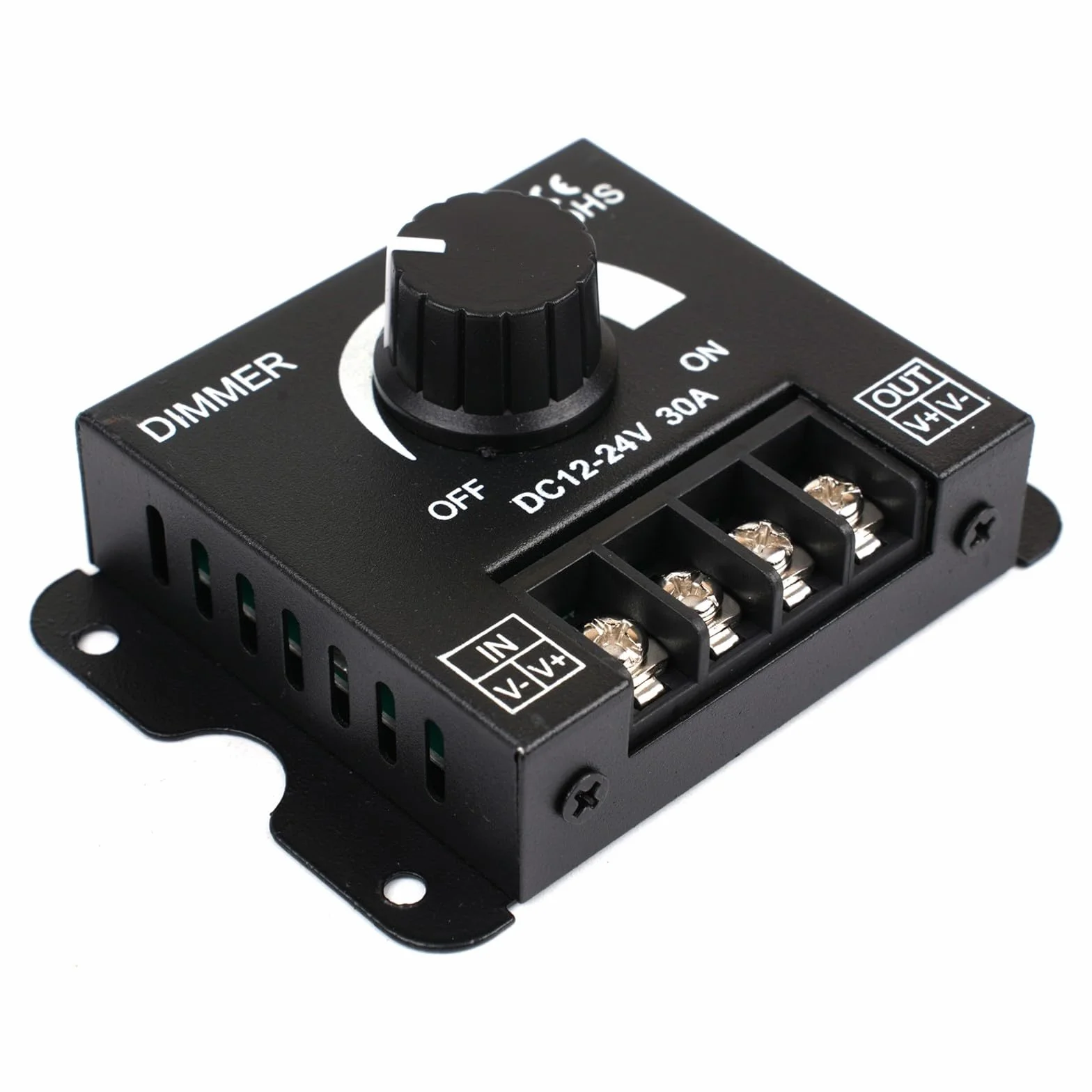 Regulowany ściemniacz LED 12V 24V 30A regulacja jasności bez polaryzacji