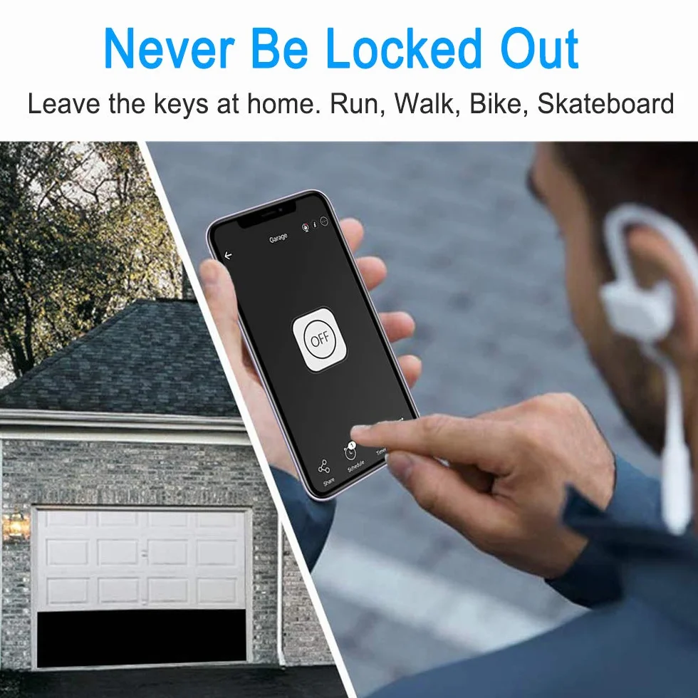 WiFi Smart Home otwieracz do drzwi garażowych pilot zdalnego sterowania kompatybilny z Alexa Google Home IFTTT