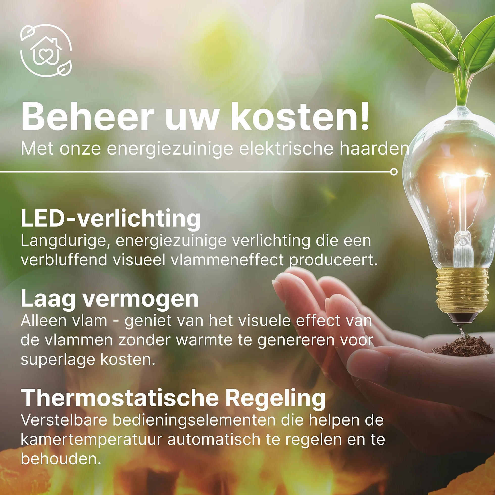 DIMPLEX Revillusion Logset 20" - Wolnostojący kominek elektryczny, czarny, efekt płomienia, ogrzewanie, drewniany zestaw, oświetlenie LED, pilot w zestawie, kominek elektryczny,
