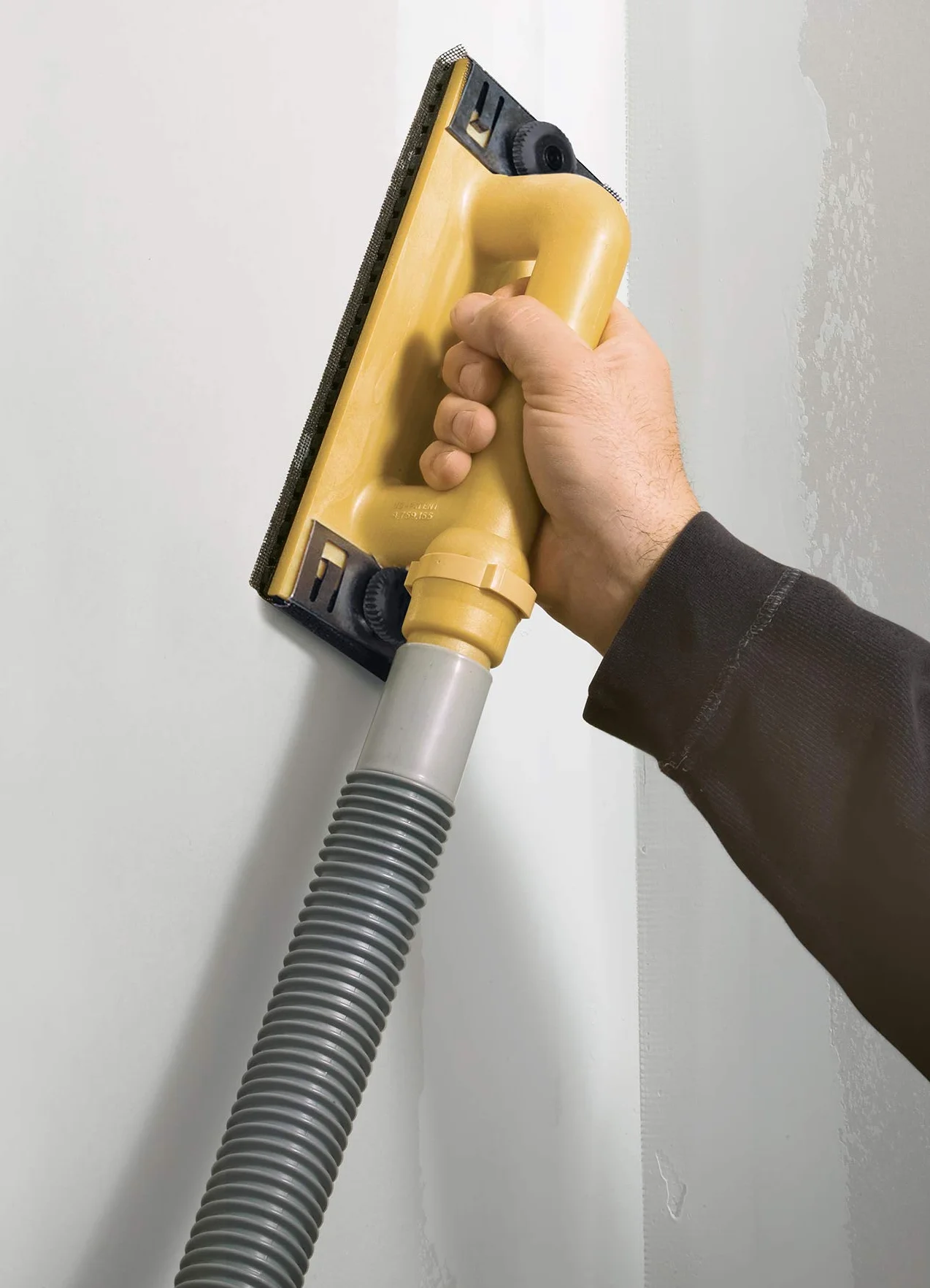 Hyde Tools 09165 Bezpyłowa szlifierka ręczna do płyt kartonowo-gipsowych z rurą 1,8 m