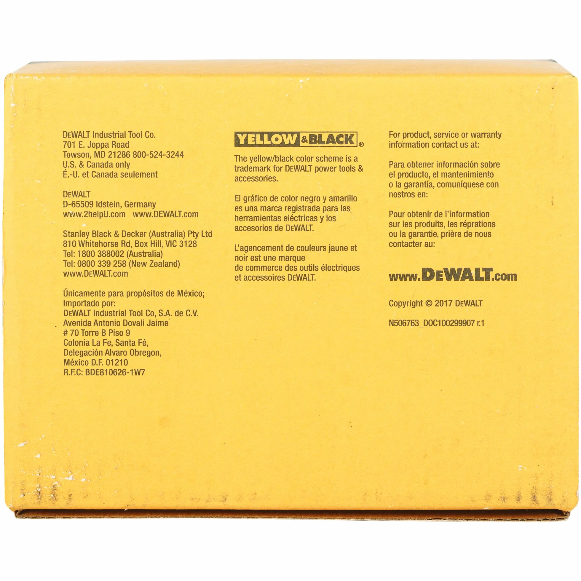 Dewalt DCN890 Gwoździe do Gwoździarki 1005 Sztuk Żółty Srebrny
