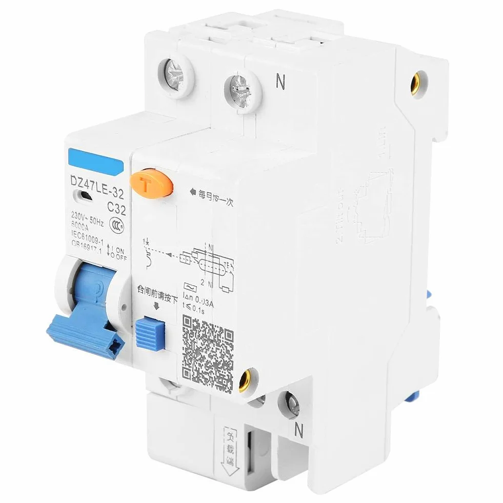 Wyłącznik różnicowoprądowy RCCB DZ47LE-32 1P+N C32 30mA 230V