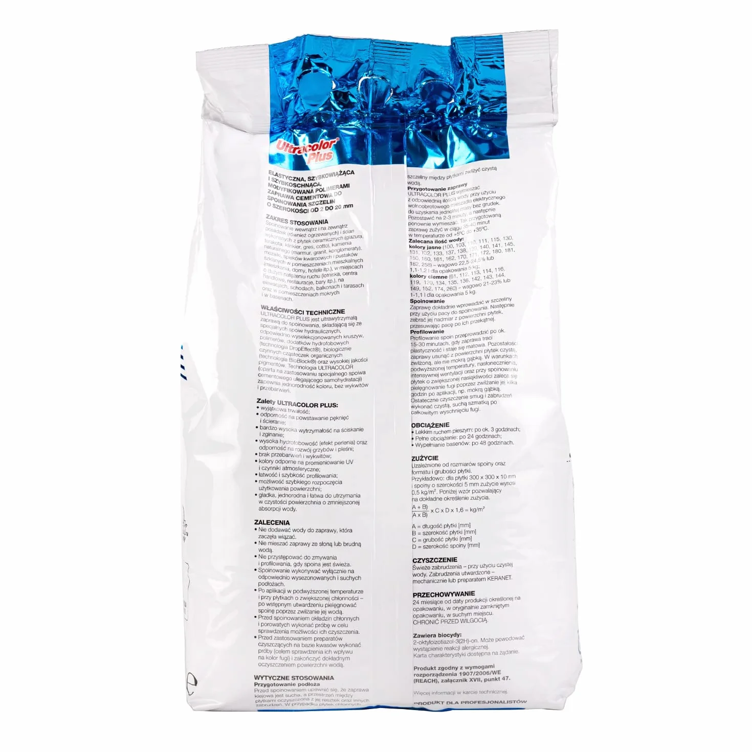 Fuga cementowa MAPEI ULTRACOLOR PLUS 5kg 115 rzeczny szary