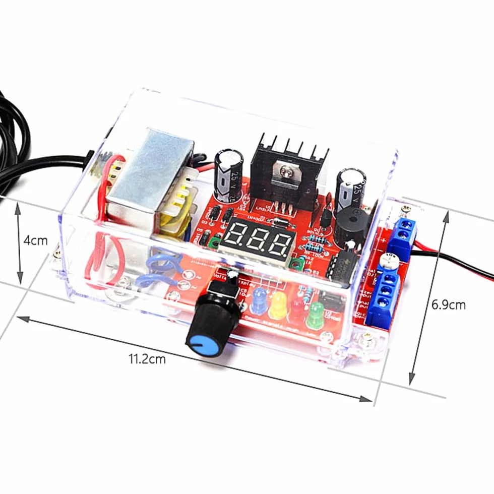 DollaTek Zestaw do lutowania regulowany regulator napięcia AC 220 V 1,25-12 V do treningu lutowniczego