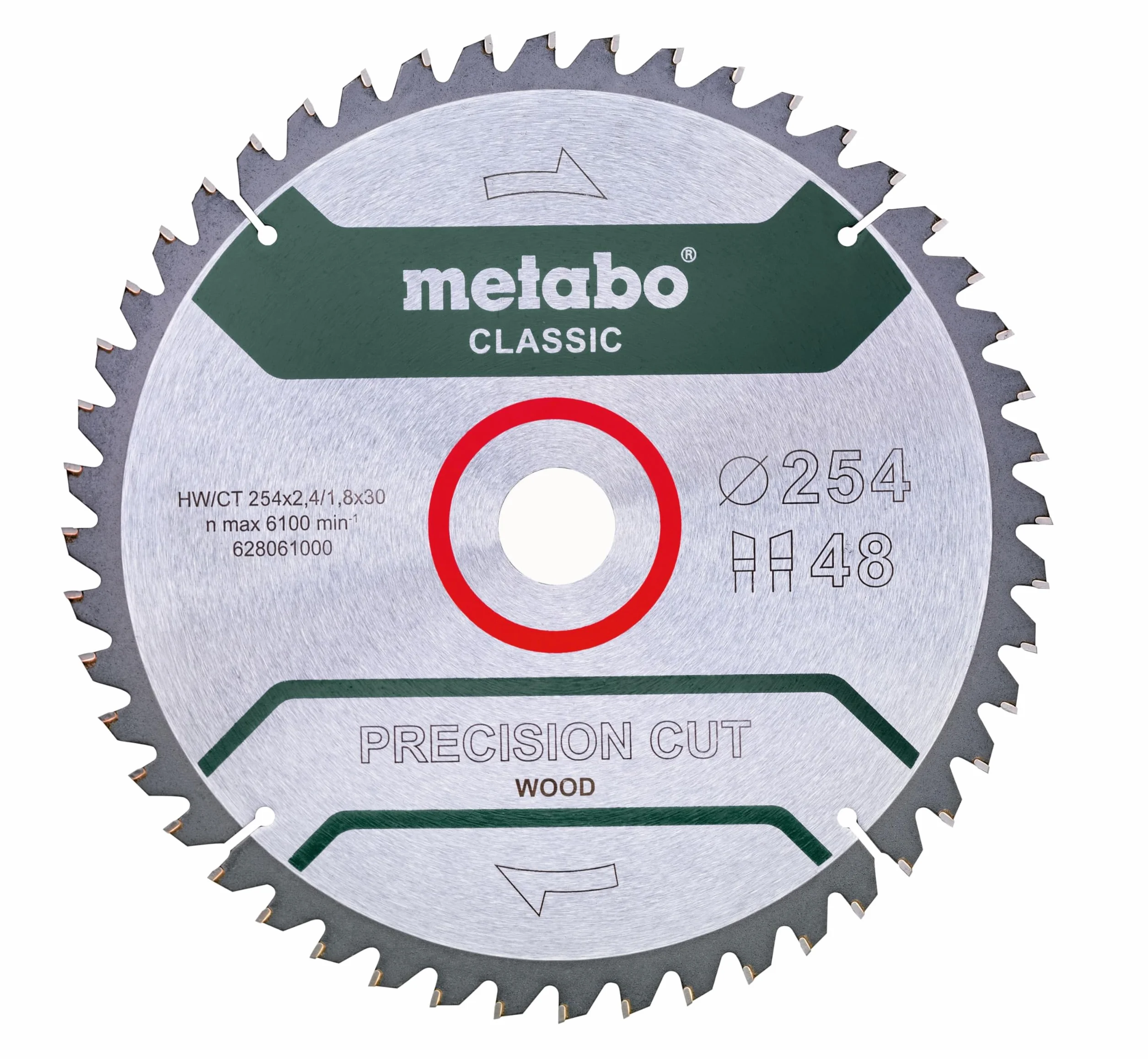Metabo HW/CT 254X30.48 WZ 5 Piła tarczowa zielona