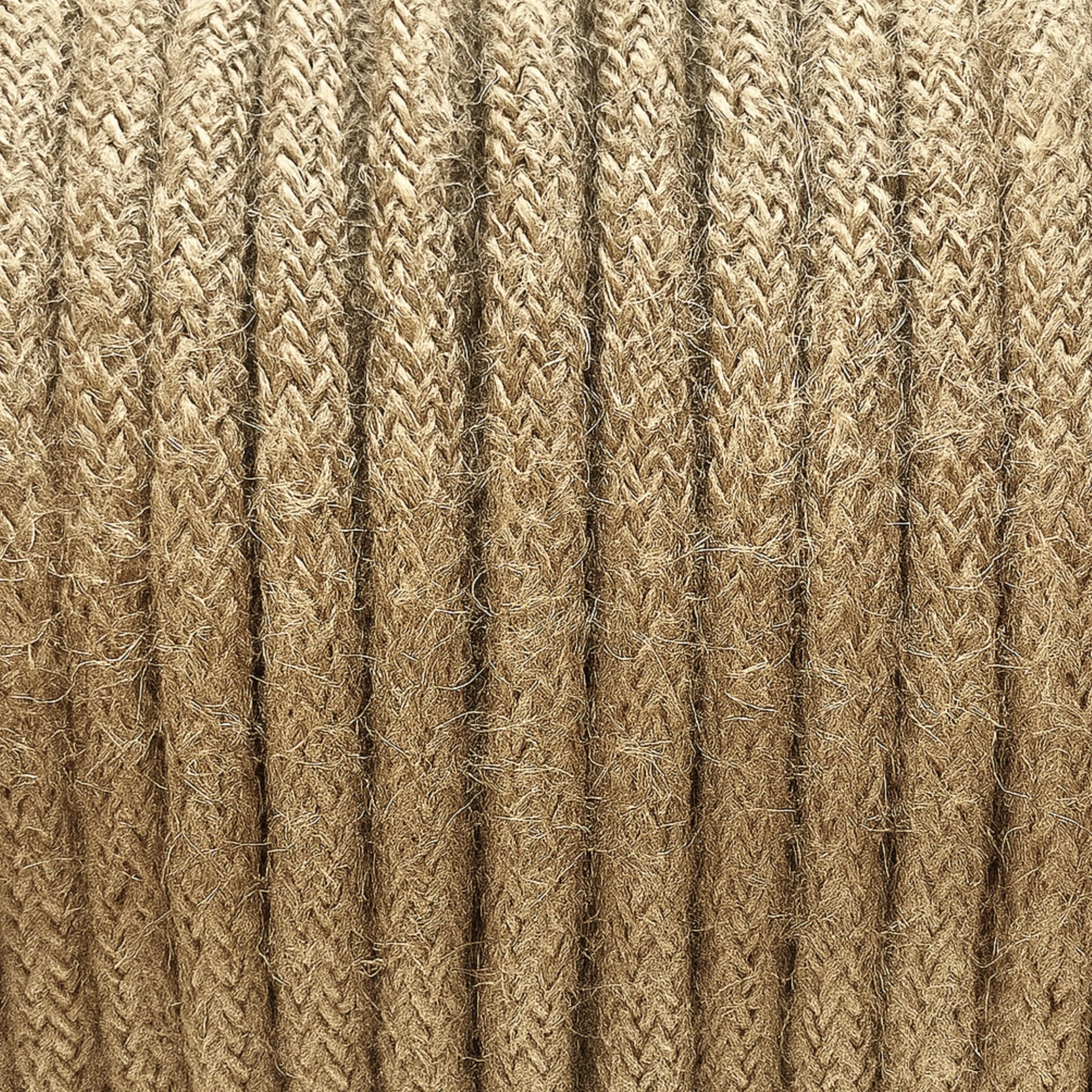 smartect Juta Kabel Tekstylny, 5 Metrów, 2 Żyłowy (2 x 0,75 mm²) do Własnych Projektów DIY
