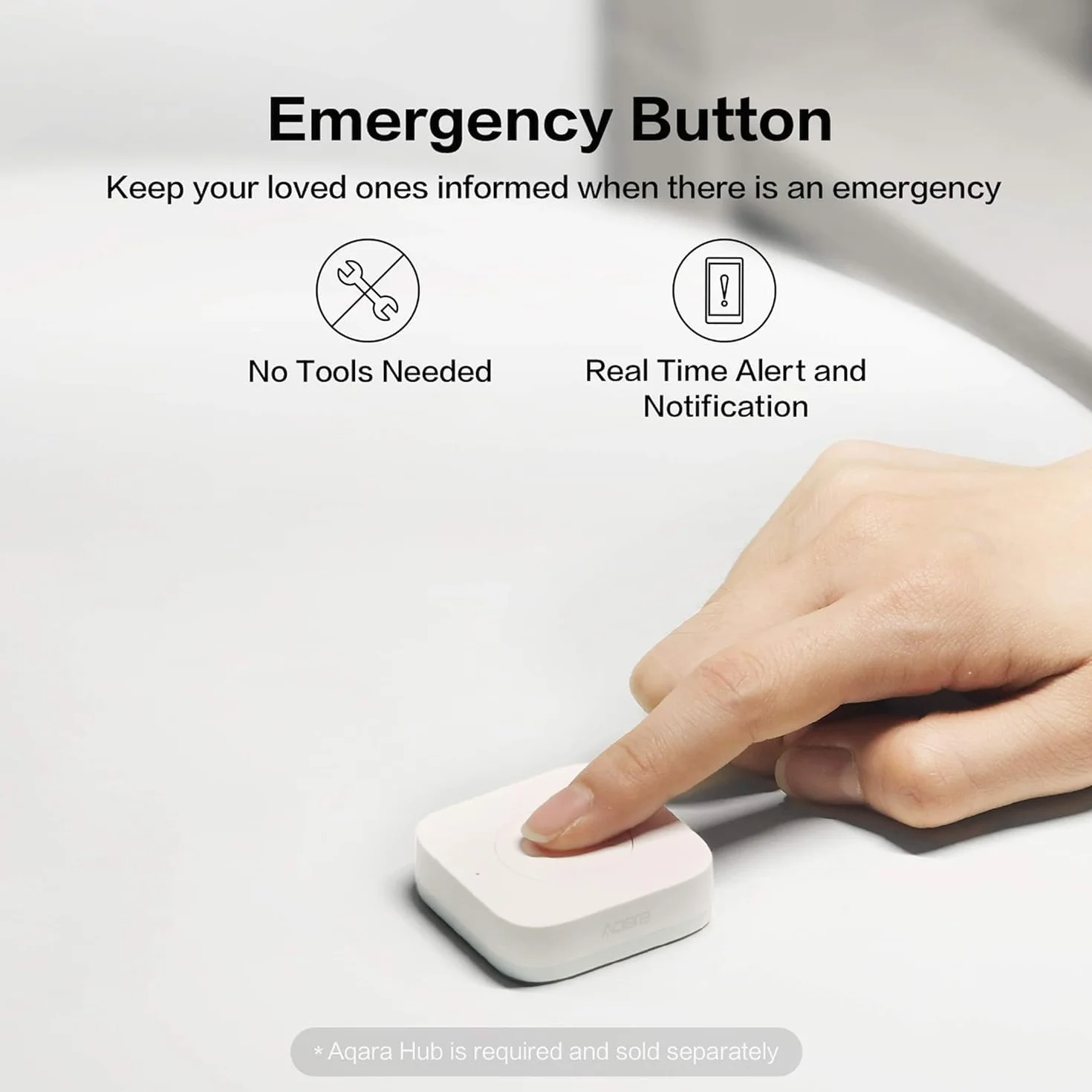 Aqara Bezprzewodowy Miniprzełącznik Zigbee 3 Funkcje Pilot do Inteligentnego Domu HomeKit IFTTT