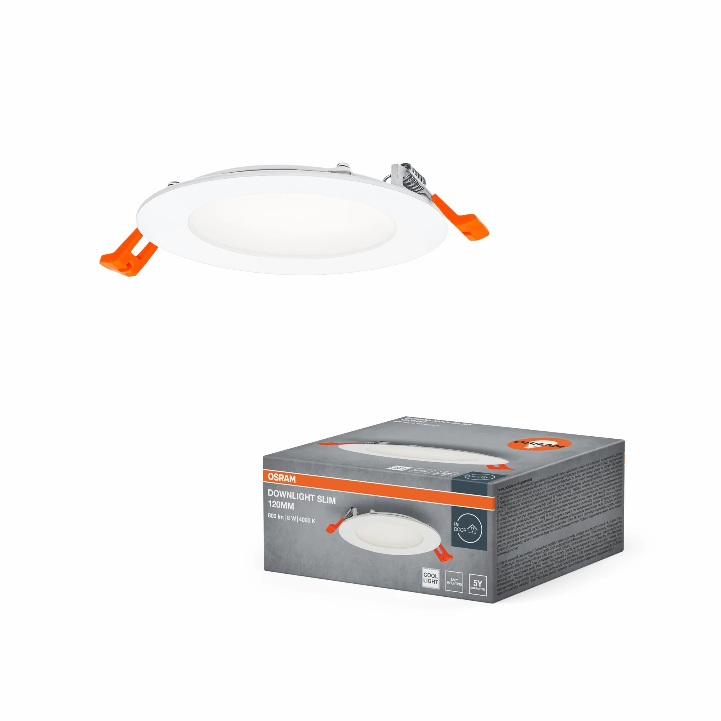 OSRAM Downlight Slim 120mm LED 8W 4000K 550lm IP20