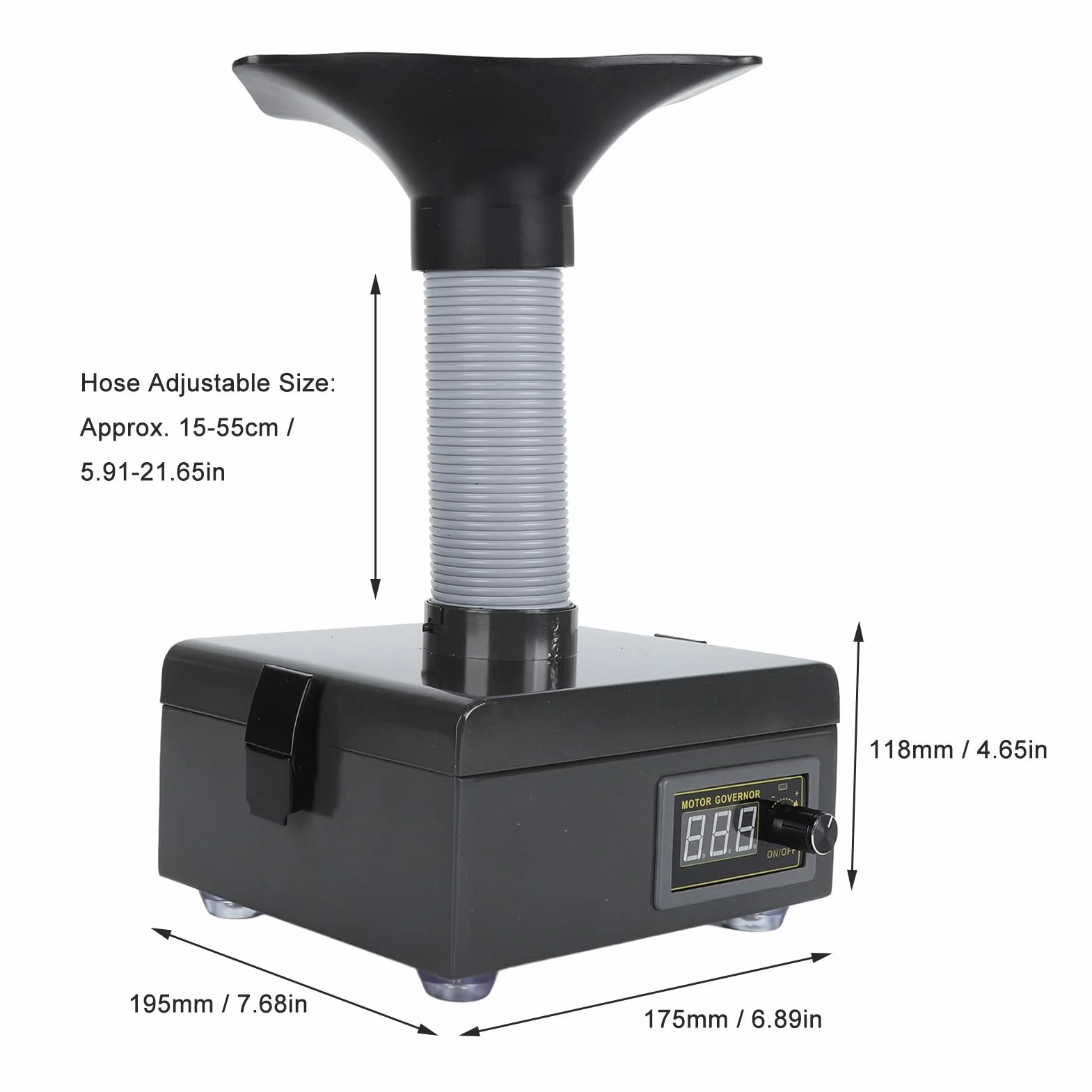 Odciąg Oparów Lutowniczych 150 W Elektryczny Filtr 7000 Obr./min 3-stopniowy System Filtracji