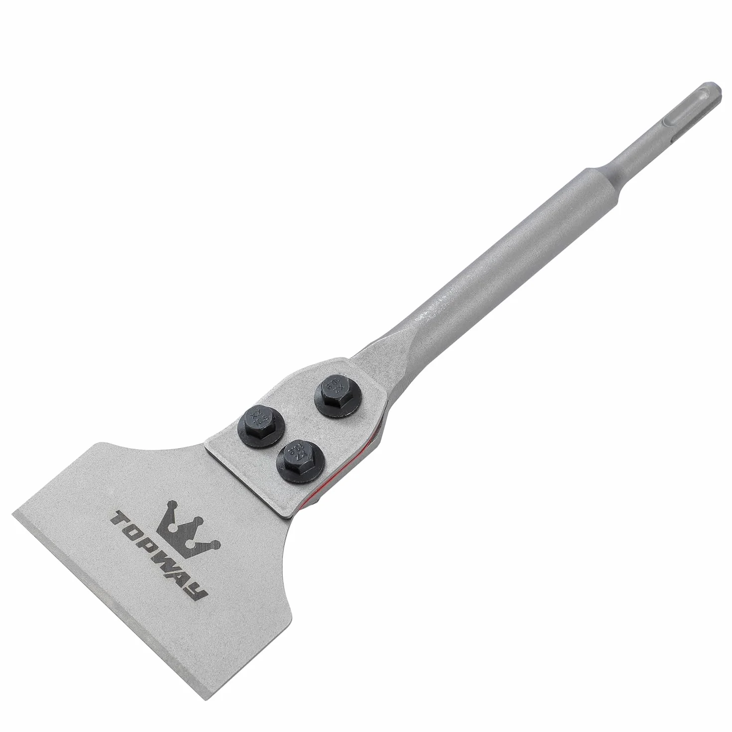 TOPWAY Dłuto SDS Plus 300 mm x 100 mm Szpatułkowe do Usuwania Płytek