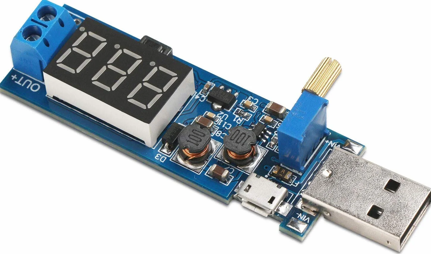 DollaTek Regulator wejścia USB DC 3,5 V-12 V na 1,2 V-24 V płyta konwertera Buck Boost