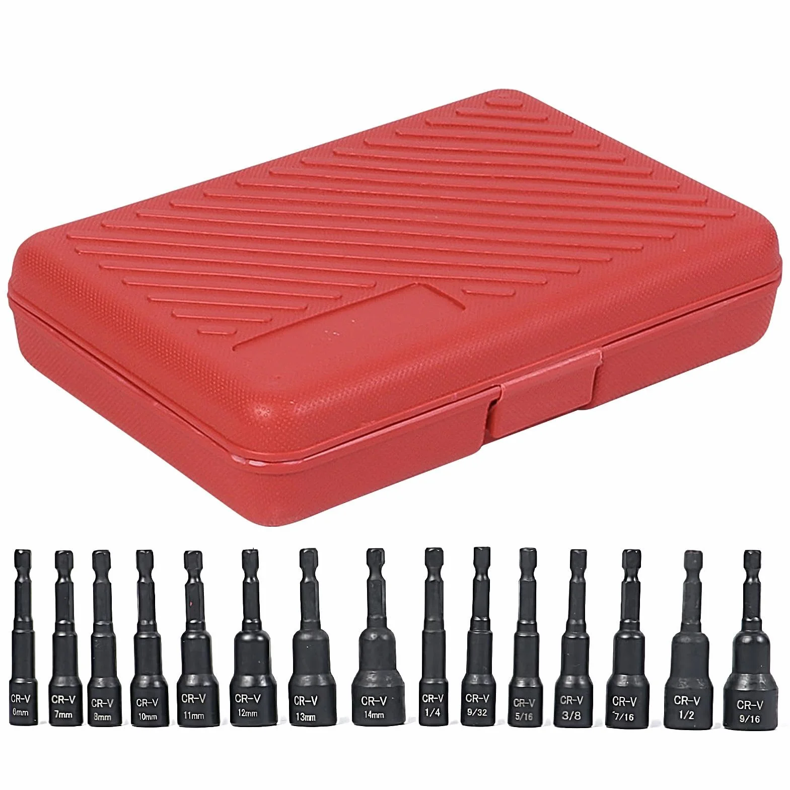 Magnetic Nut Driver Hex Shank Adapter Set 15-Piece Szybki Zmieniacz Magnetyczny do Garażu Warsztatu