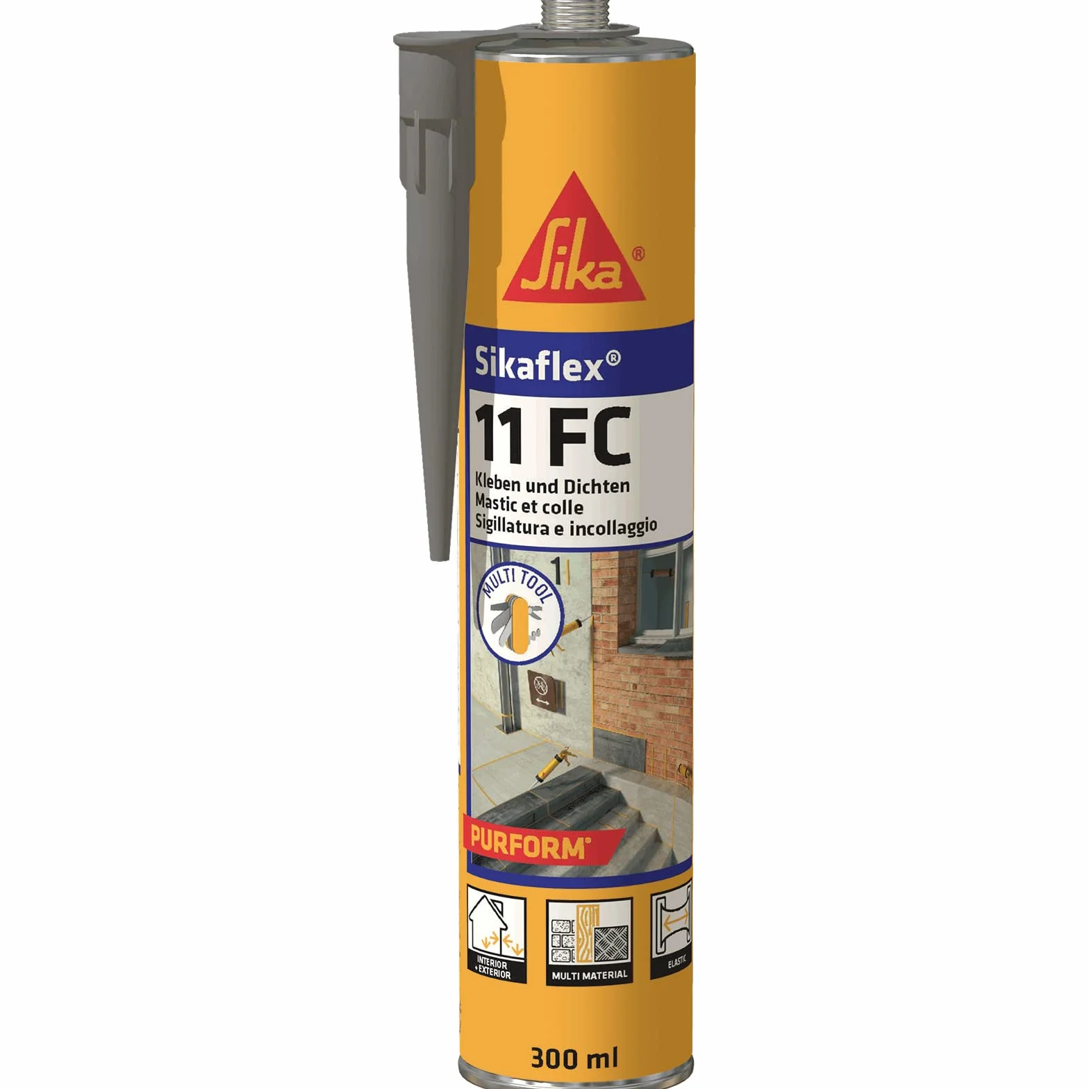 Sika Sikaflex-11 FC Purform klej uszczelniacz szary beton 300 ml