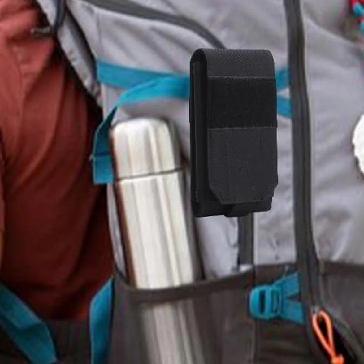Alnicov Wojskowy pokrowiec na telefon komórkowy, taktyczny pokrowiec Molle, wodoodporna torba Molle Wbudowane podwójne kieszenie na pasy taktyczne Plecaki Uchwyty na klatkę piersiową Telefon
