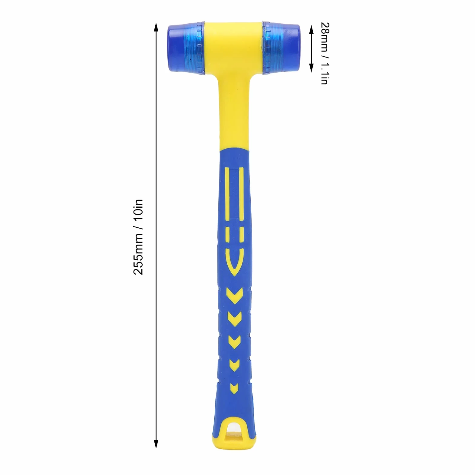 Hammer Rubber 9,7 Uncji Mini Zdejmowane Młotki do Drzwi Okna Obróbki Drewna Montażu Podłóg