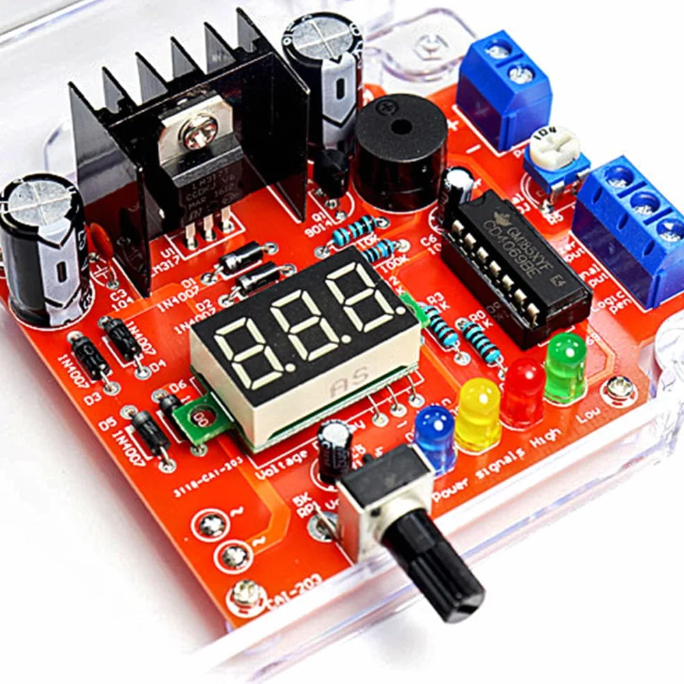 DollaTek Zestaw do lutowania regulowany regulator napięcia AC 220 V 1,25-12 V do treningu lutowniczego