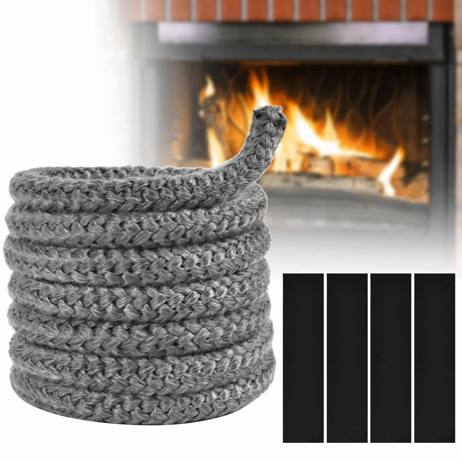 Flintronic linka do pieca odporna na wysokie temperatury uszczelka zastępcza 10 mm