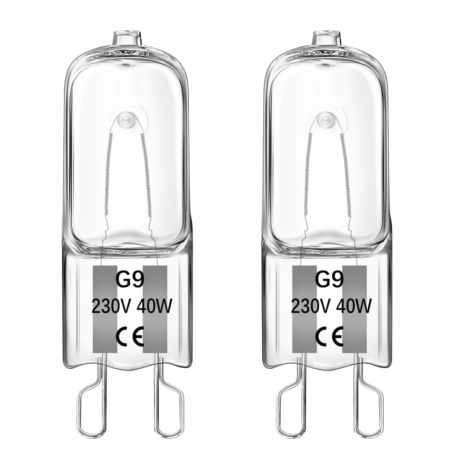 Żarówki halogenowe G9 40W ściemnialne 300°C 2700K ciepła biel 520lm do piekarnika