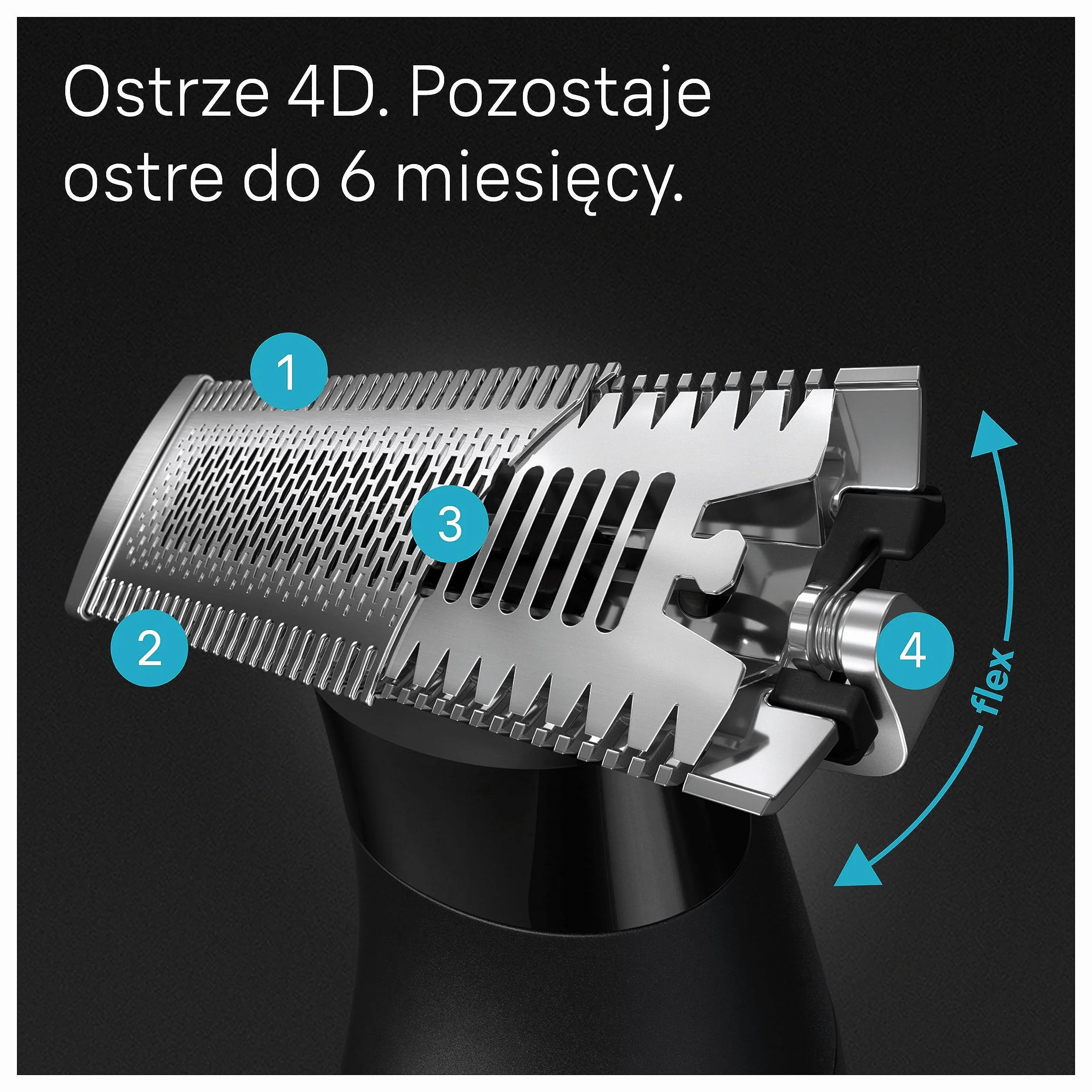 Braun Series X, hybrydowy elektryczny męski trymer do brody i golarka do ciała, Ostrze 4D, SkinShield, wodoodporny, bezprzewodowy XT3100