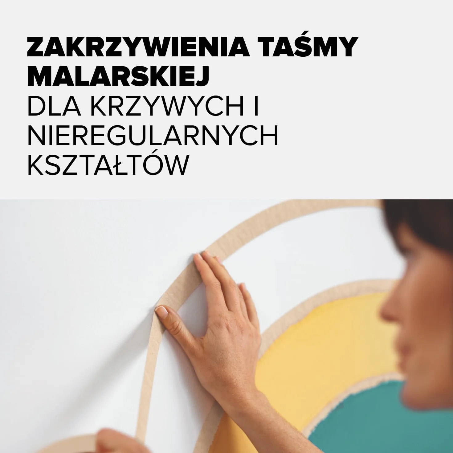 tesa CURVES taśma malarska 25m x 38mm do krzywizn i nieregularnych kształtów