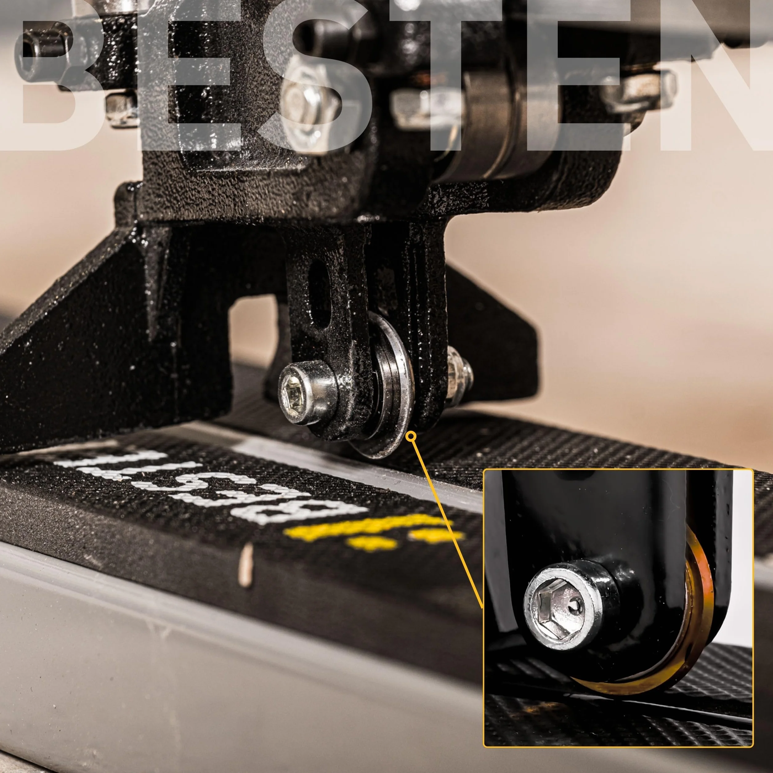 BESTEN Gilotyna do płytek 1200 mm laser łożyska kulkowe stalowa rama