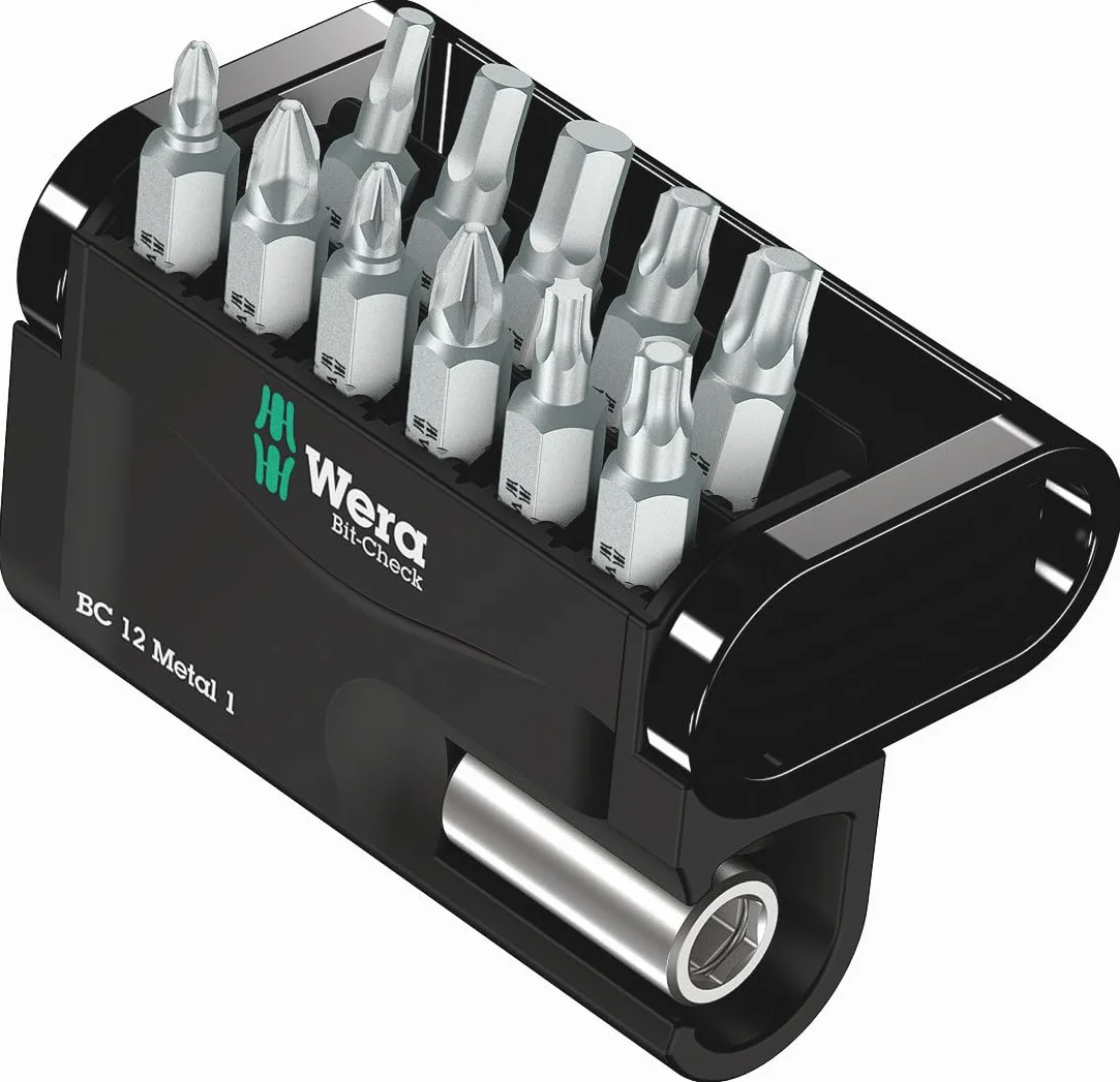 Wera Bit-Check Metal 1 12-częściowy asortyment