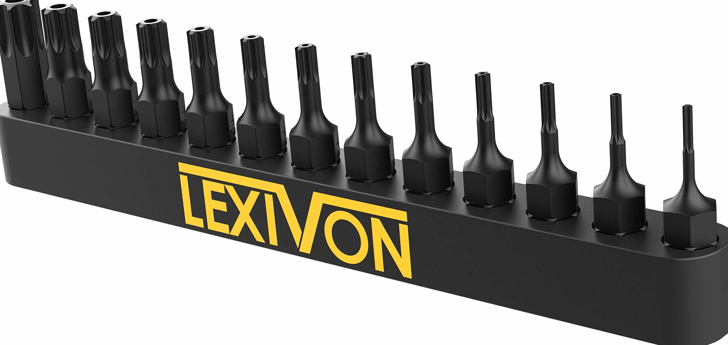 LEXIVON 13-częściowy zestaw Torx śrubowy ze stali nierdzewnej S2 T4-T40 precyzyjna obróbka CNC LX-301