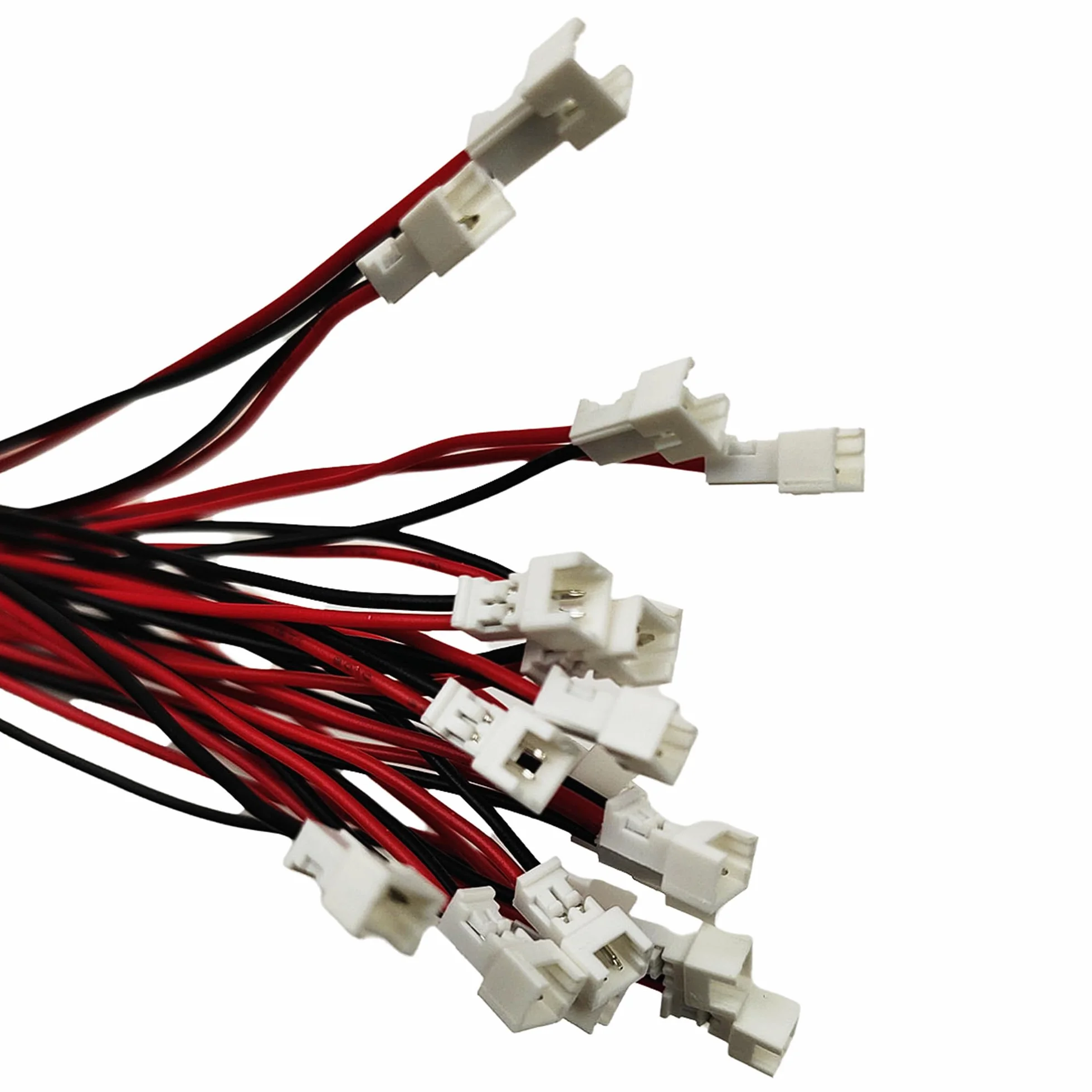JST 1,25 mm 2-pinowe wtyczki i gniazda z przewodem UL1571-26AWG 10 cm 20 par